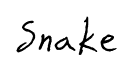 Snake font