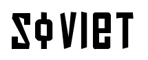 Soviet font