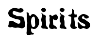 Spirits font