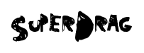 SuperDrag font