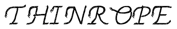 THINROPE font