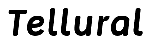 Tellural font