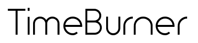 TimeBurner font
