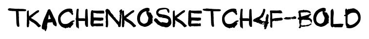 TkachenkoSketch4F-Bold font