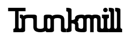 Trunkmill font