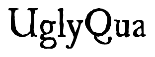 UglyQua font