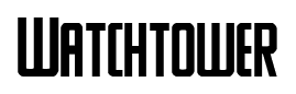 Watchtower font