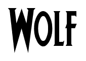 Wolf font