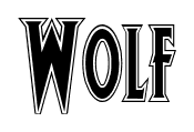 Wolf font