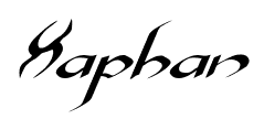 Xaphan font