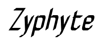 Zyphyte font