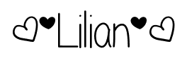 []Lilian][ font