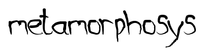 metamorphosys font