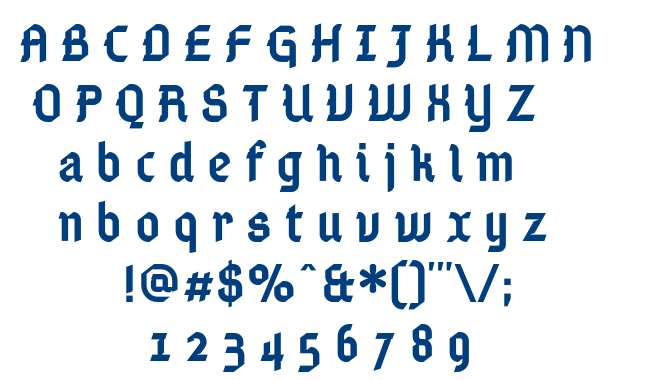 Gamaliel font