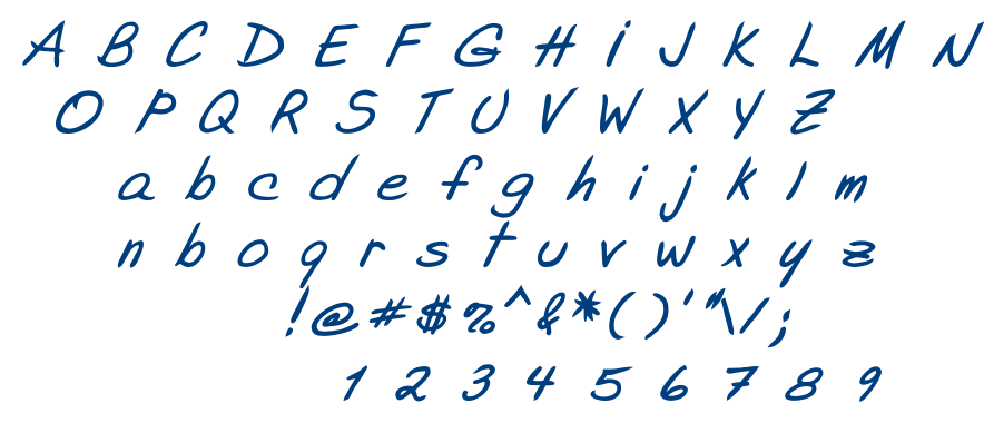 Adelyne font