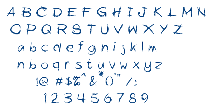 Alphahate font