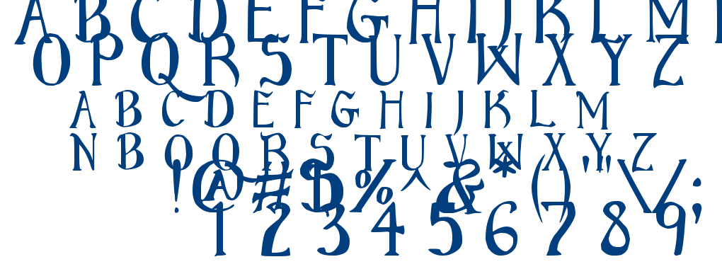 Bruce Standard Text font