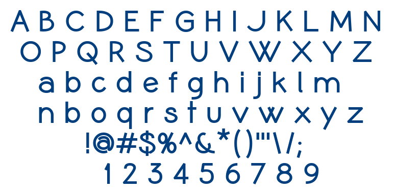 Coamei font