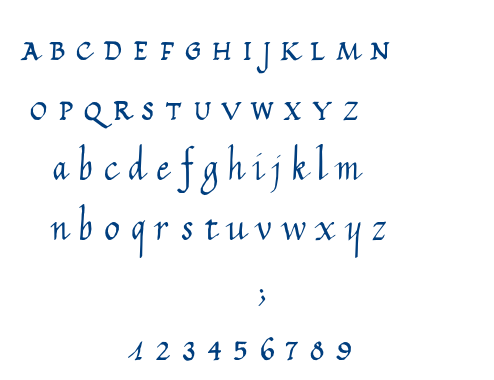 Calligraphy Unicase font