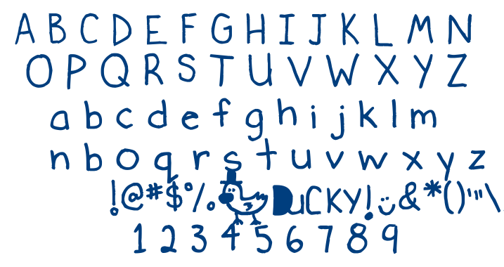 Ducky font