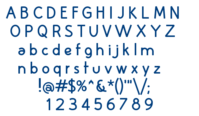 Huelic font