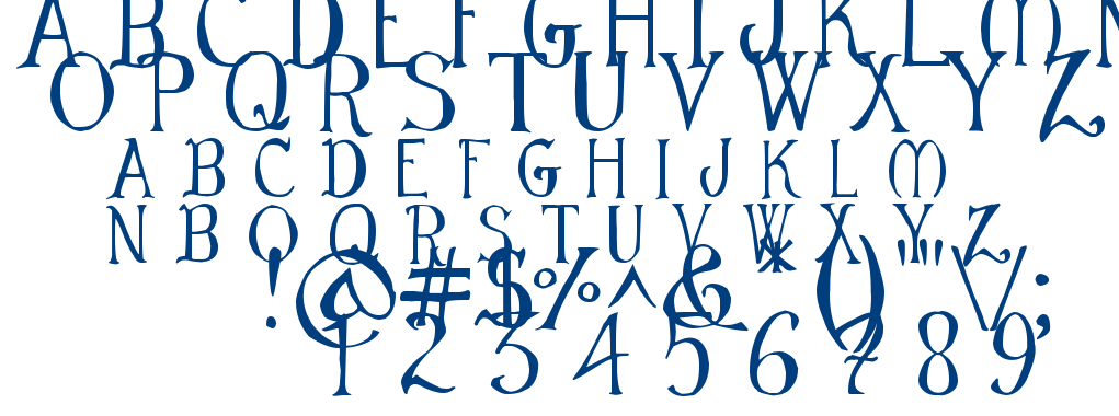 Mirkwood Chronicle font