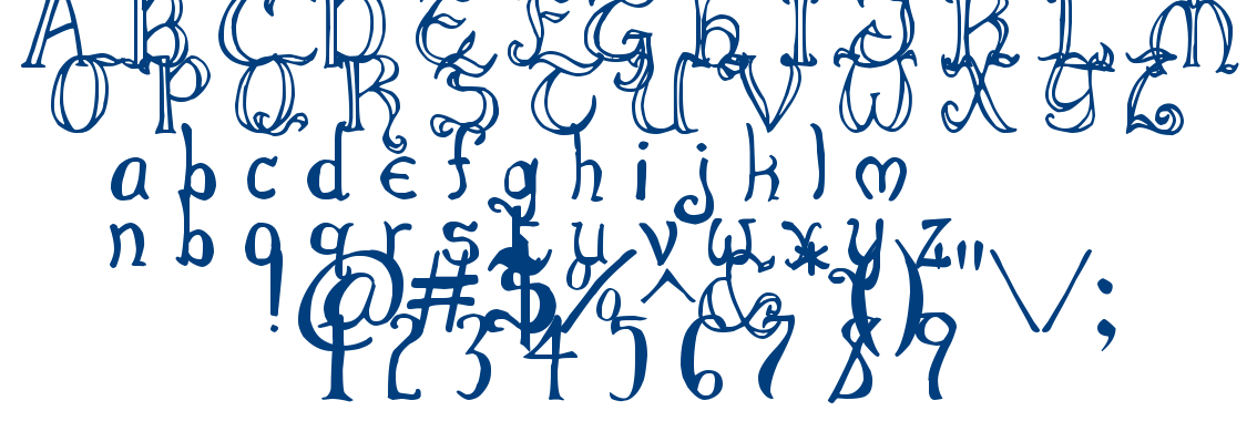 Throrian Formal font