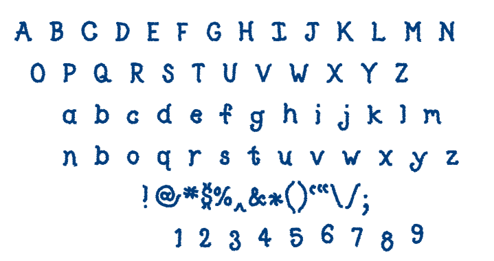 Type O font