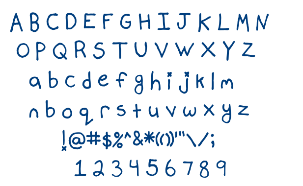 Mallory Maloney’s Handwriting font