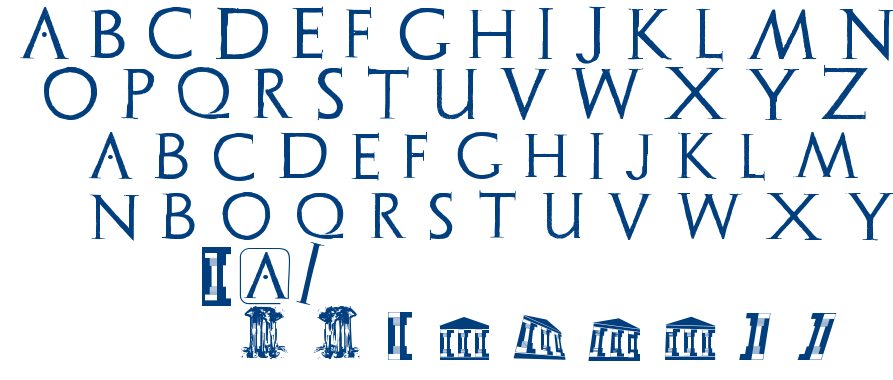 Archeologicaps font