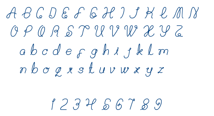 billy jean style font