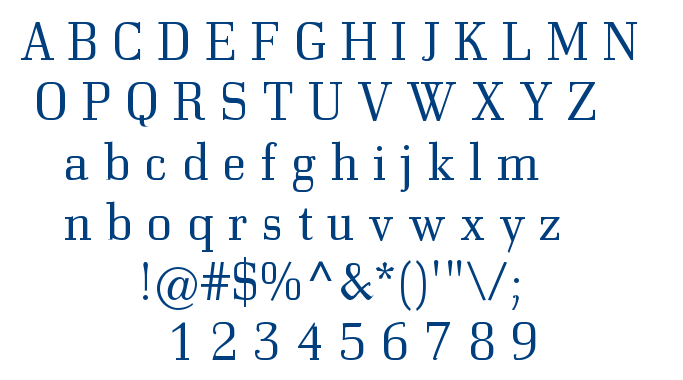 Bodonitown font