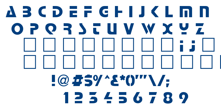 COMARO font