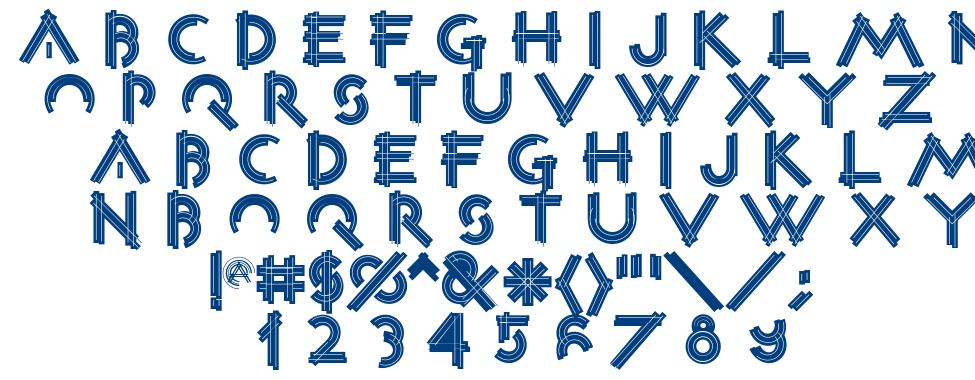 Construxia Black Inline font