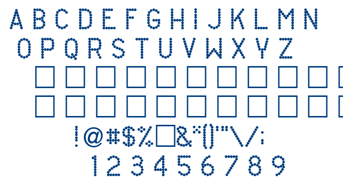 DAUGHTY font