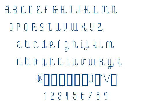 Digital Kauno font