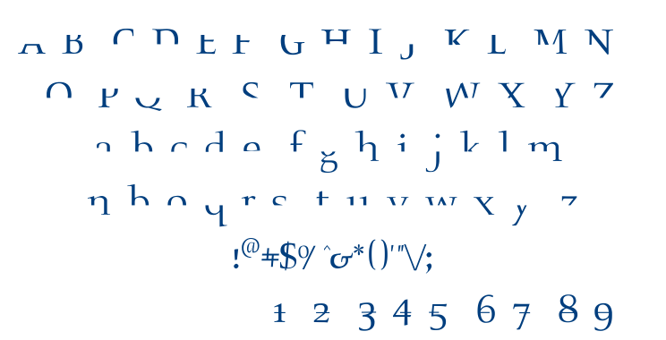 Fragmenta font