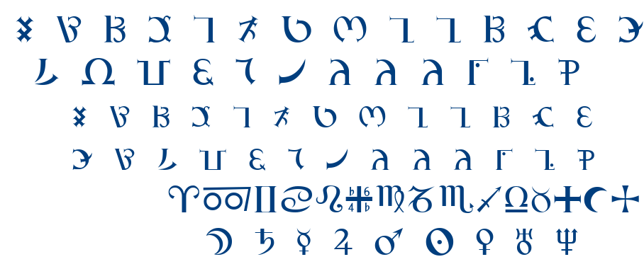 GD_Enochian font