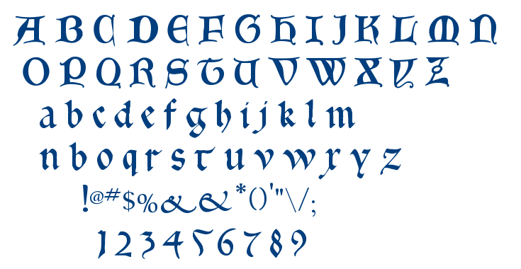 Gotica Bastard font