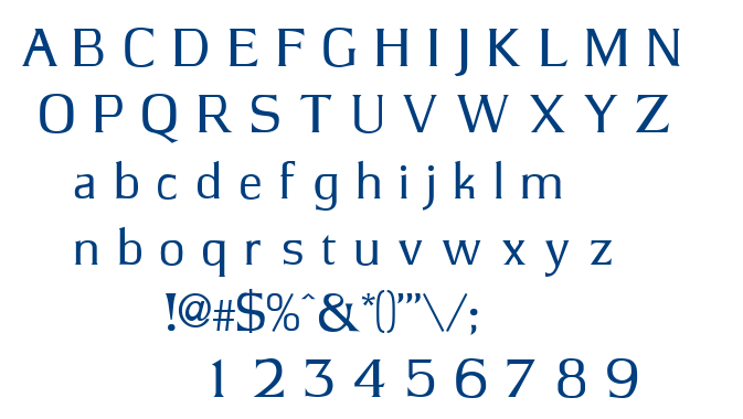 JBarrett font
