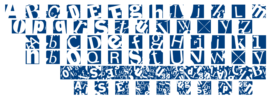 Letter Soup Mainz font