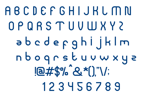 modern building font