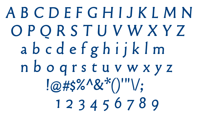 Old Typefaces font
