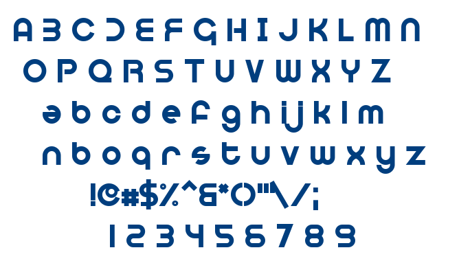 Optien font