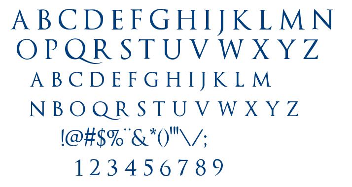 Optimus Princeps font