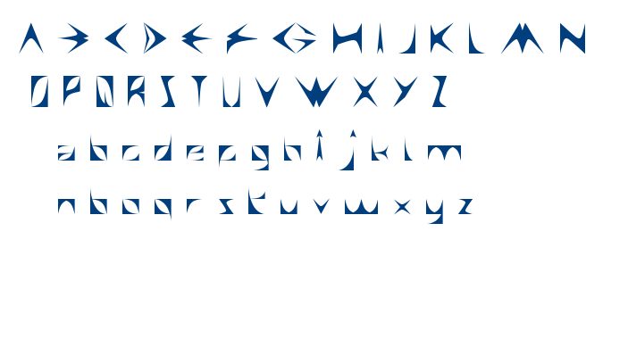 swallow sky night font