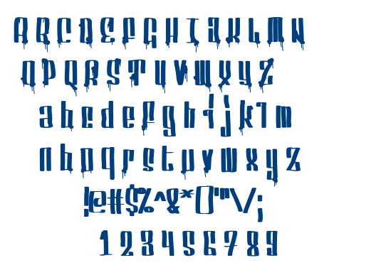 Servin’ For Salute font