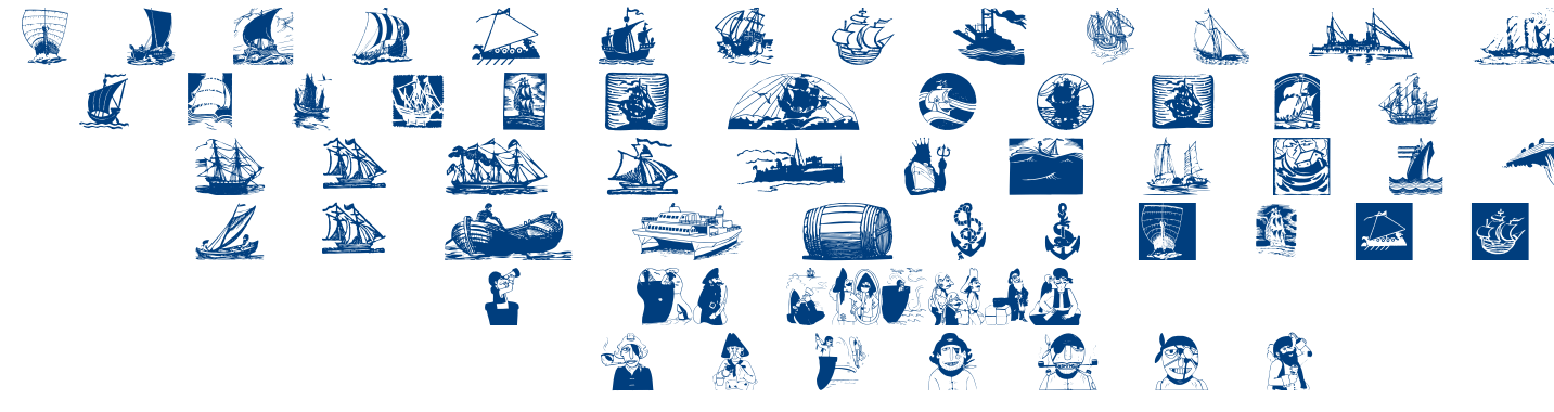 ShipsNBoats font
