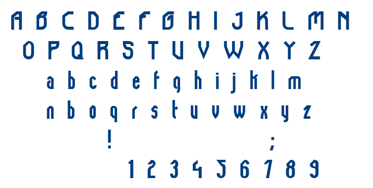 Tamiami font