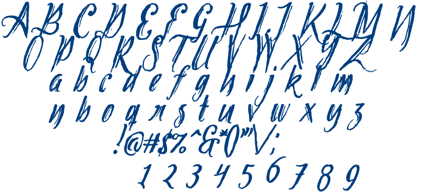 Tipbrush Script font